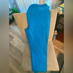 Beautiful Blue Stretch Material. Sleek Fit